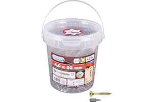 CON:P CONNEX B30082 - Viti a benna TX 4,0 x 50 A, 425 pezzi, oro, 4,0 x 50 mm (425 punti)