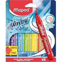 Crayons craie pour tableau & fenêtre 6 mm | Idéal comme marqueur craie[858] - Beaux
