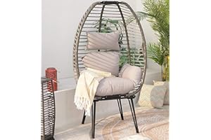 Poltrona da Giardino in Rattan Mercury - Sedia Lounge Relax Professionale con Cuscino Impermeabile per Balcone, Terrazzo e Soggiorno