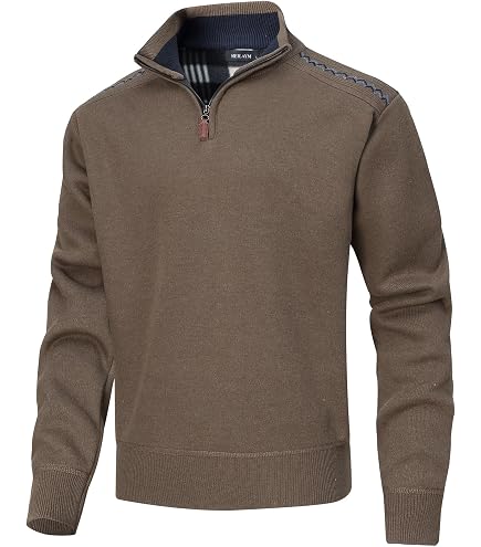Velilla Serie 101 – Pull-over Col Montant Zip Anti-bouloches Noir Taille XL – Travail & Quotidien