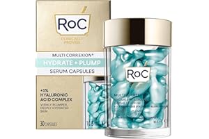 RoC - Multi Correxion Hydrate + Plump Serum Capsules - Maximum Plumping Power - Per L'idratazione Della Pelle - 30 CT
