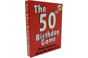 50th Birthday The Game - amusing gift idea or fun party ice breaker, especially for people turning fifty.