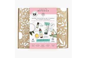 OMNIA BOTANICA Coffret DIY cosmétique apaisant - 5 recettes corps/visage/cheveux - Kit complet - Made in France