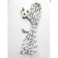 Spectrum Collections Cotton Protected Copper Wire Cord with 3 pin Plug for Electric Iron 2.5 Meter