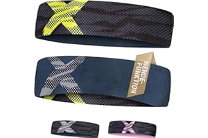‎A R O C SPORTS Stirnband Sport X - dünn, Ultraleicht, hoch elastisch - Schweißband und Haarband für Herren Damen und Kinder
