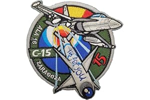 TACRO Parche ALA 15 Ejército del Aire C-15 It's For You EF-18 Bordado Velcro con gran Adherencia
