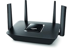 Linksys EA8300 Max-Stream: AC2200 Tri-Band Wi-Fi Router for Wireless Home Network, Uninterrupted Gaming and Streaming, MU-MIMO (Black)