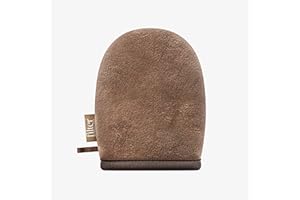 Filter by Molly-Mae Mini Velvet Tanning Mitt for Face, Hands and Feet - Soft Double Sided Self Tan Applicator for Smooth and Streak Free Finish, Reusable and Washable