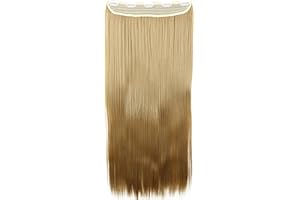 CAISHA by PRETTYSHOP 70cm Clip in Extensions Extensión De Cabello Postizo Liso Rubio Dorado C64