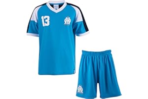 OLYMPIQUE DE MARSEILLE Ensemble Maillot + Short Om - Collection Officielle Taille Enfant garçon