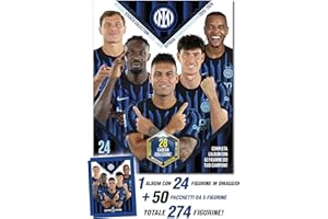 EURO PUBLISHING Album Figurine Inter 2025-2026 - Prodotto Ufficiale (+ 274 figurine)