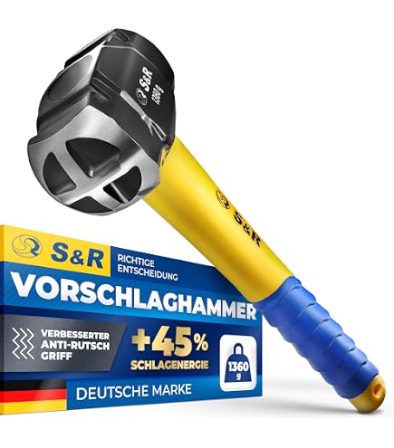 Wiltec Handmeißel Set 3-teilig – Mit Spitz-, Flach- Und Breitmeißel, Rutschfester Griff & Schlagschutz
