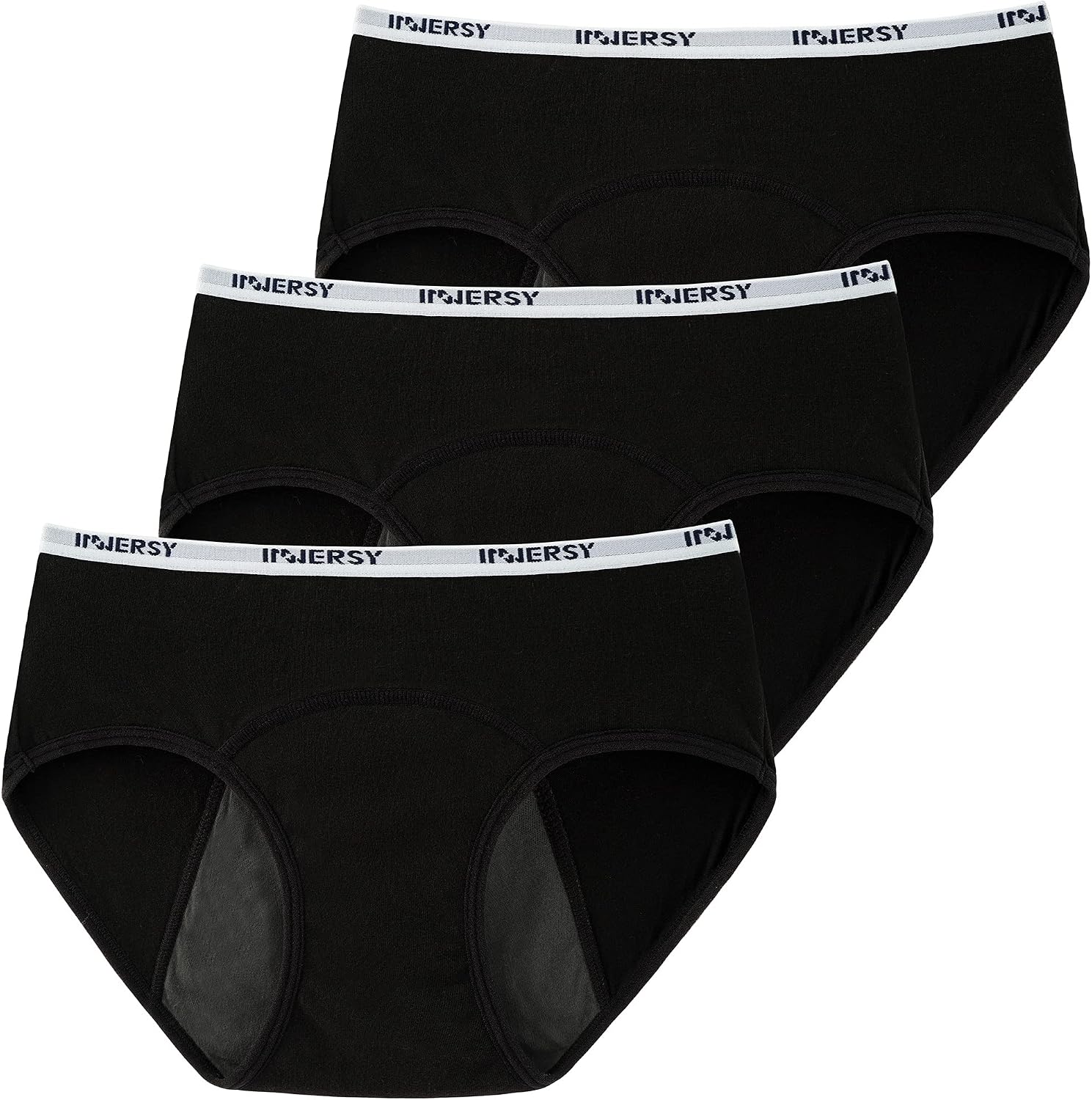 INNERSY Teen Girls Knickers Period Pants Cotton Leakproof Menstrual Underwear Pack of 3