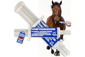 EMMA Horse Vitamins Booster for Lack 3 x 30 ml Vitamin B Complex & Vitamin E Horse I Vitamin B12 I B Vitamins B1 B2 B6 B12 Lysine Iron Calcium Zinc Horse High Dose Against Fatigue for Energy Performance