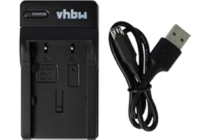 vhbw Chargeur Compatible avec Canon EOS 350D, 400D, Digital N, Kiss Digital N caméra caméscope Action-cam - Station, témoin de Charge