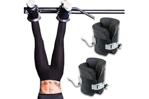 C.P. Sports - Botas Gravity con Cierre de Seguridad, Gravity Trainer Acolchado, Espuma, Negro - Botas de inversión, Botas de Entrenamiento, Entrenadores de Abdominales, Entrenadores de Espalda