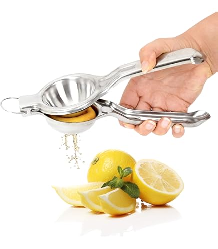 Citroenpers, Handpers citrus - Roestvrij staal, hoge kwaliteit, robuust