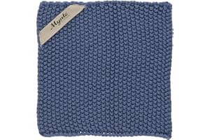 IB Laursen Topflappen Mynte Cornflower gestrickt