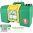 Portable Eyewash Station - 8 Gallon Wall Mounted Emergency Eye Wash Kit, OSHA & ANSI Certified