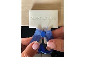 SLANTASTOFFE Zipper Einfädler für endlos Reißverschluss Weiß