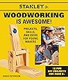 Stanley Jr. Woodworking is Awesome: Projects, Skills, and Ideas for Young Makers - 12 Fun DIY Projects for Ages 8+