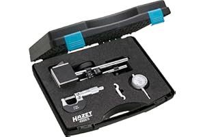 Hazet Jeu d'outils de contrôle des Freins 4968/3 I Jeu de 3 pièces I pour Le contrôle du Voile latéral des disques de Frein I pour la détermination exacte de l'épaisseur des disques de Frein