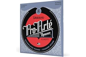 D'Addario EJ45TT ProArte DynaCore Titanium Trebles Normal Tension Classical Guitar Strings