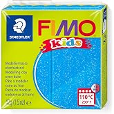 Fimo Kids Polimer Kil 42Gr. Glitter Blue