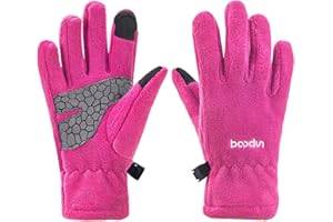 ‎ARCWEG Arcweg Handschuhe Kinder Fleece Warm Laufhandschuhe Winter Gloves rutschfest Fahrradhandschuhe Touchscreen Winterhandschuhe Jungen Mädchen Fingerhandschuhe Sport Outdoor Camping Wandern Laufen
