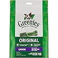 Greenies Original Large Natural Dog Dental Care Chews Oral Health Dog Treats, 18 oz. Pack (12 Treats)