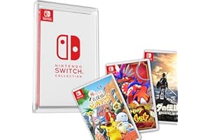 GOATWARD Estuche Protector de Acrílico para Nintendo Switch, Vitrina Expositora para Colecciones de Metacrilato Transparente para Cajas de Juegos, Caja Metacrilato Transparente Duradero y Antipolvo (1 Unidad)