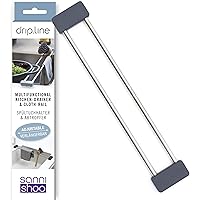 Sanni Shoo drip.line - multifunktionaler Spülen-Abtropfer, Spültuchhalter, Ordnungshelfer, Spülbecken- Organizer…