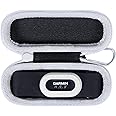 Aenllosi Hard Carrying Case Replacement Compatible with Garmin HRM-Pro Plus, Premium Chest Strap Heart Rate Monitor Holder(Case Only) (Grey Zipper)