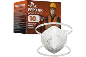 FFP3 Mask utan Ventil – Andningsskydd Hopfällbart, Individuellt Förpackad