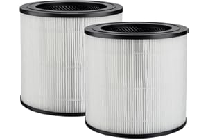 Supremery FY0611 Filtr zamienny do oczyszczacza powietrza Philips 600 serii AC0650/10 AC0651/10, filtr zamienny FY0611/30 (2 sztuki), HEPA NanoProtect, węgiel aktywny 3 w 1 i filtr wstępny