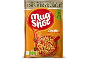 Mug Shot Spicy Sweet and Sour Noodles, 67 g (Pack of 10)