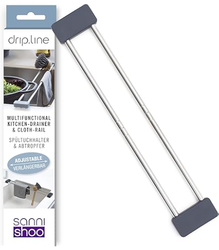 Dreieckiges Abtropfgestell Für Spülbecken - Faltbar Mit Schwammhalter