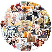 LEVLO Kosmetiktasche „Demon & Angel“ – Lustiges Fan-Geschenk Mit Kult-Spruch Für Serien-Liebhaber