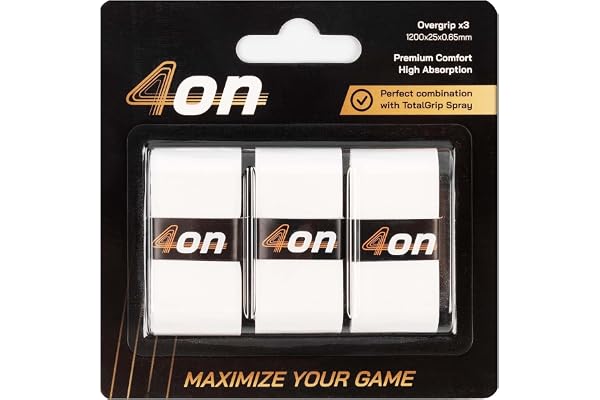 4on Overgrip. Haute Absorption et Confort. 3P