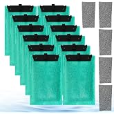 Aquarium Filter Cartridge Set Compatible with Tetra EasyCrystal Aquarium C250 C300 Includes 12 Activated Carbon Filters and 5