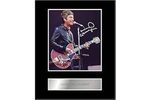 Iconic pics Noel Gallagher Signed Mounted Photo Display Music Autographed Gift picture print
