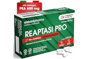 CISBANI PHARMA Reaptasi Pro, Integratore Articolazioni, Favorisce la Normale Funzionalità Articolare, con PEA, Artiglio del Diavolo, Boswellia e Partenio – 24 Compresse
