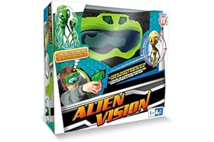 PLAY FUN BY IMC TOYS Alien Vision, Jeu Interactif avec Masque 3D et Pistolet Laser, Amuse-toi à Éliminer Les Aliens et à Surmonter Les Niveaux, Jouet Cadeau pour Enfants à partir de 5 Ans