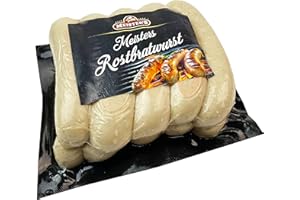 MEISTER'S Rostbratwurst Coarse | The Spicy Bratwurst | Real Bautzner Sausage for Grilling | 10 x 100 g