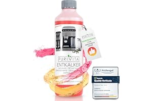 PURIVITA - Decalcificante Macchina Caffè applicabile a livello universale (750 ml) - Decalcificante per Macchina da Caffè per TUTTI i marchi comuni - Anticalcare Macchine Caffe