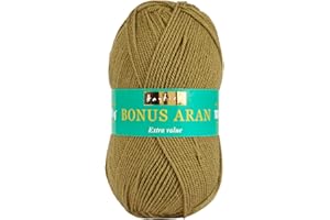 Sirdar Hayfield Bonus Aran Yarn, Olive Green (634), 100g
