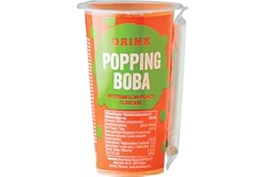OBOBA Popping Boba Drink, Watermelon und Peach - 1 x 425ml