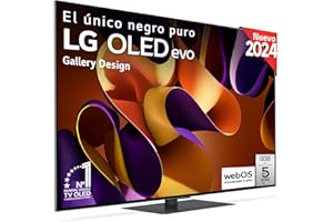 LG OLED65G46LS, 65", OLED EVO* 4K, Serie G4, Smart TV, WebOS24, Procesador a11, Dolby Vision, Dolby Atmos, webOS 24, 3840X2160,TV Gaming, 144 Hz, Negro