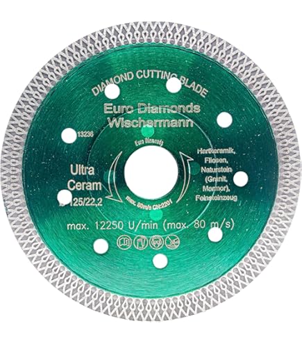 PRODIAMANT Diamond Cutting Disc Tile 200 Mm X 30 With Ring 25.4 Ceramic