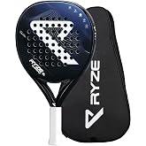 RYZE Pala de p&aacute;del en fibra de carbono - M&aacute;xima precisi&oacute;n y control - Pala de p&aacute;del para adultos - Espuma viscoel&aacute;stica EVA-1